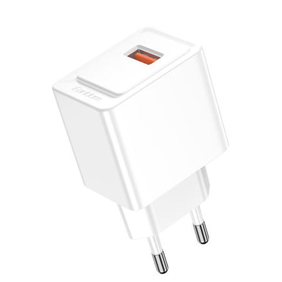 Earldom EU45 18W USB QC 3.0 Çıkışlı ve USB to Type-C Kablolu PD Hızlı Şarj Cihazı